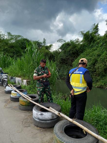 Survei lokasi dan pengukuran oleh Tim BBWS Serayu Opak dan Pemkal Wonokromo di Padukuhan Jejeran 2